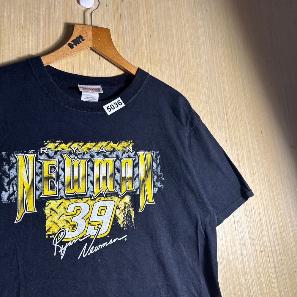 Ryan Newman NASCAR T Shirt Mens Large Black Short Sleeve Racing #39 Graphic - Picture 6 of 12